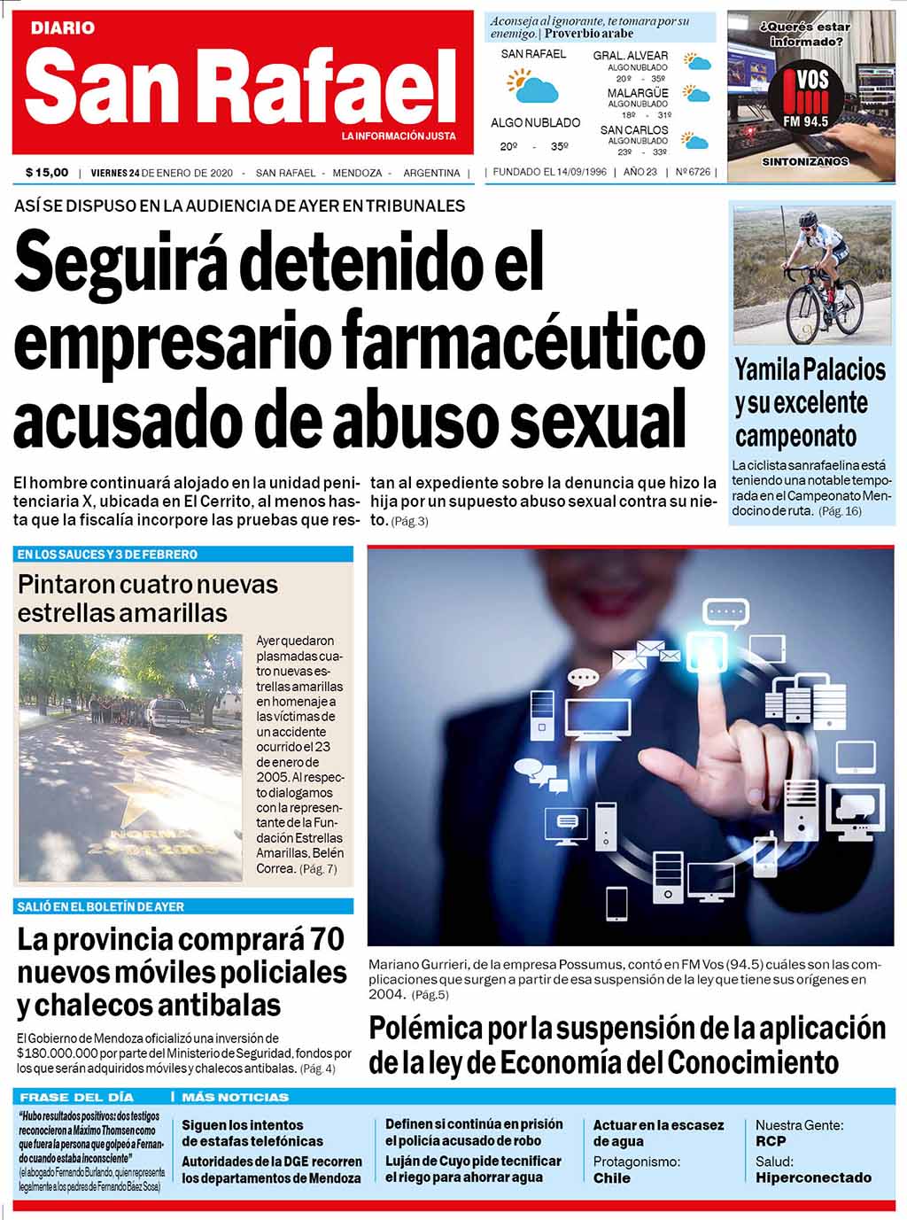 Las principales noticias de la semana