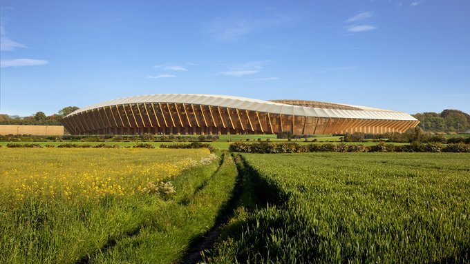 Inglaterra: construirán el primer estadio de fútbol de madera del mundo y formará parte de un Parque Ecológico