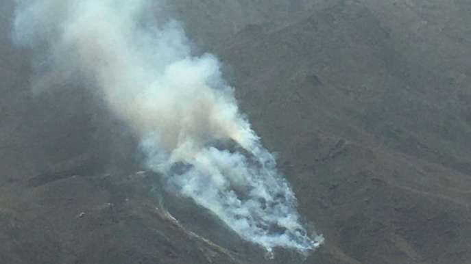 Brigadistas contuvieron un incendio forestal en Tupungato