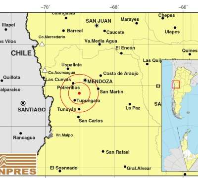 Mendoza: esta mañana se registraron dos sismos en menos de dos horas