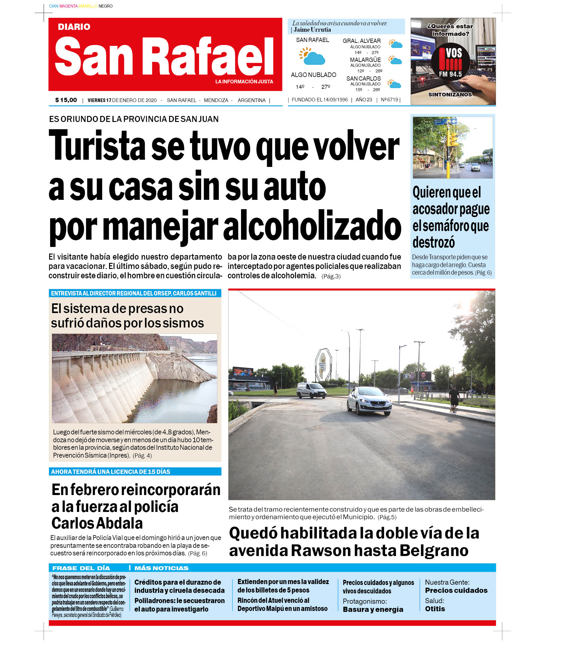 Las principales noticias de la semana