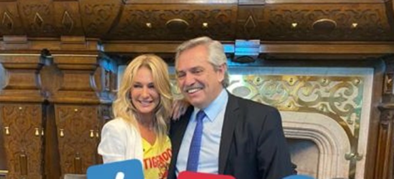 Yanina Latorre contó cómo fue su encuentro con Alberto Fernández en Casa Rosada