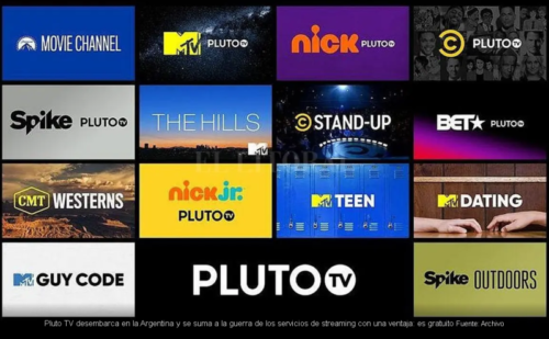 Pluto TV: llega a la Argentina el servicio de streaming gratuito de ViacomCBS