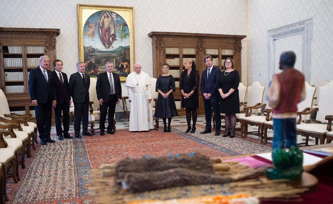 El Presidente dijo que no habló sobre el aborto con el Papa