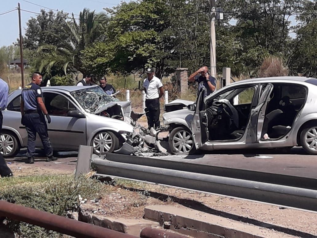 Tragedia: joven murió tras choque frontal en calle Los Filtros