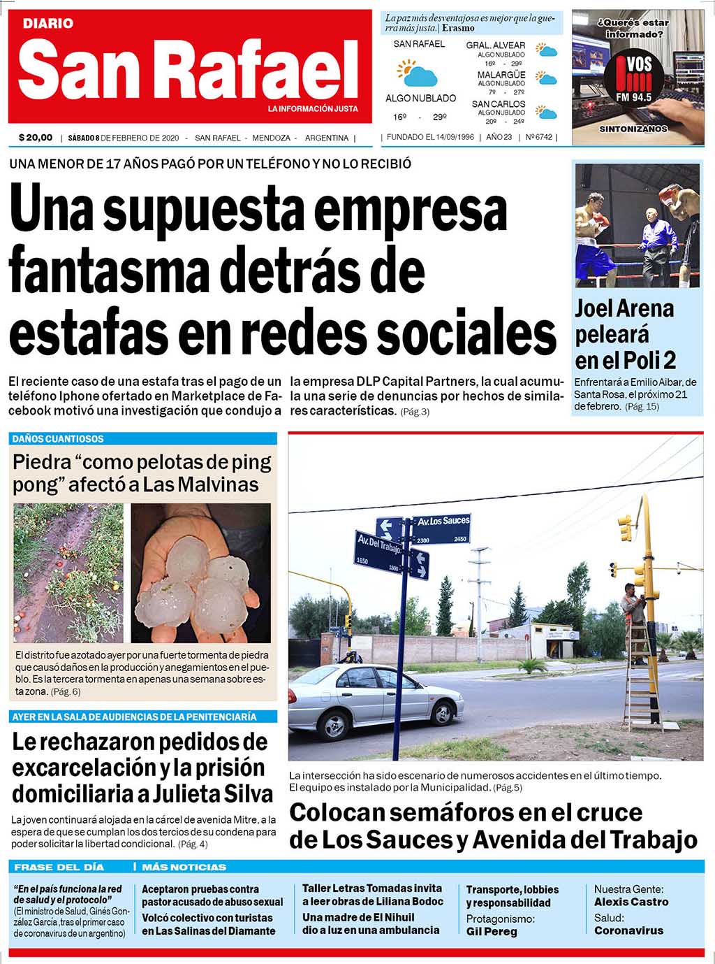 Las principales noticias de la semana