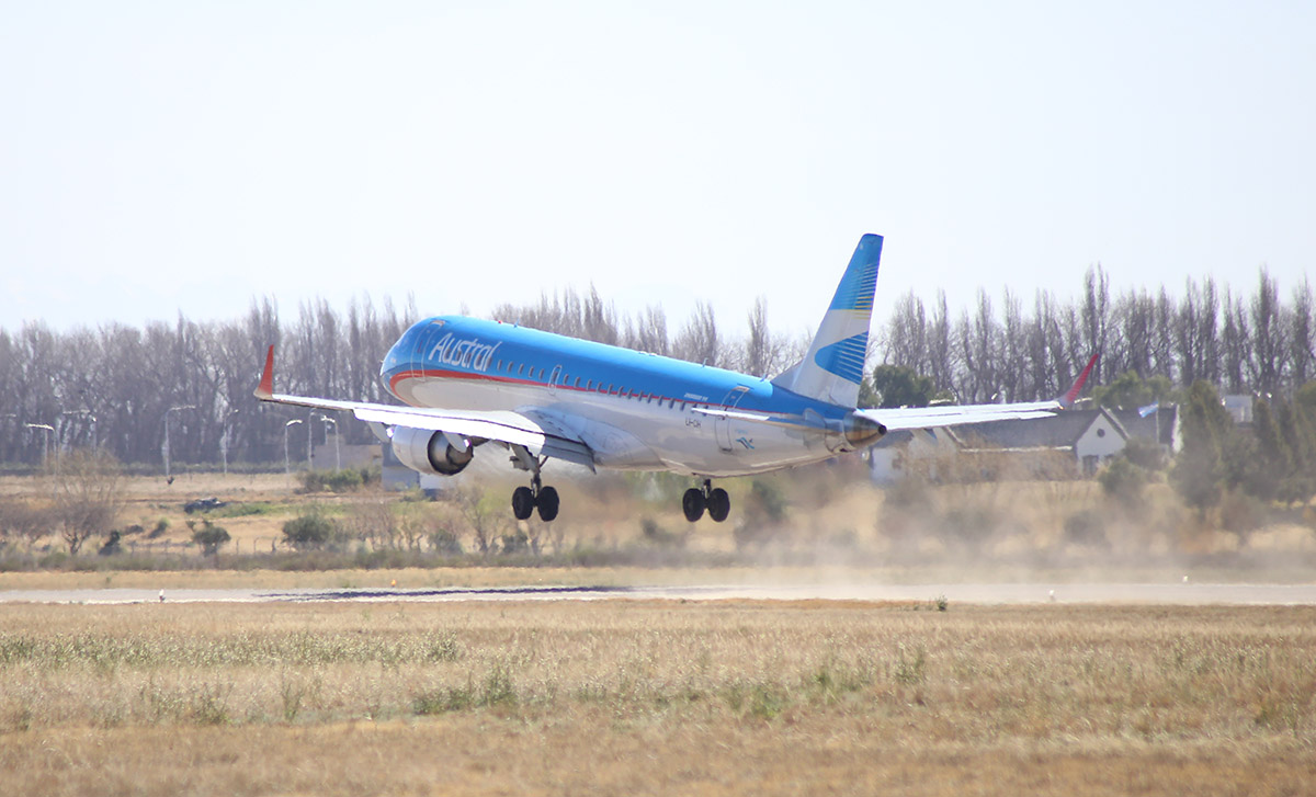 Aerolíneas Argentinas  garantizó 6 vuelos  semanales a San Rafael