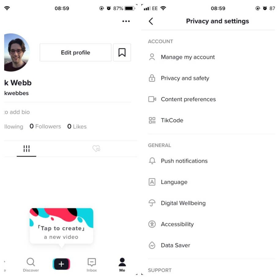 TikTok suma medidas de seguridad para que los padres puedan controlar quién le escribe a los hijos