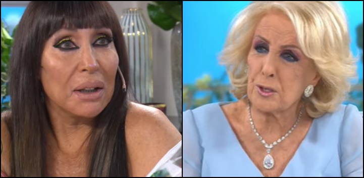Moria Casán incomodó a Mirtha con una pregunta sobre su pasado
