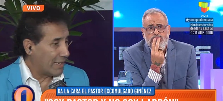 Fuerte cruce entre Jorge Rial y el Pastor Giménez: «Estás jugando con el terror de la gente»