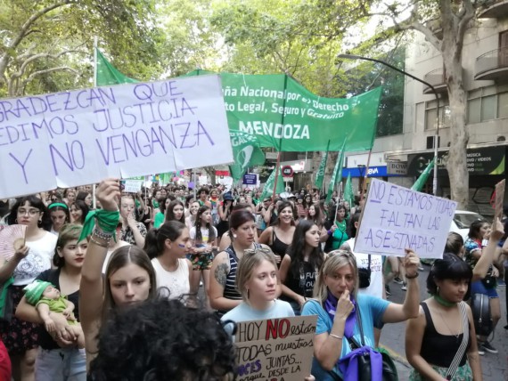 20 mil personas marcharon en Mendoza por el #8M