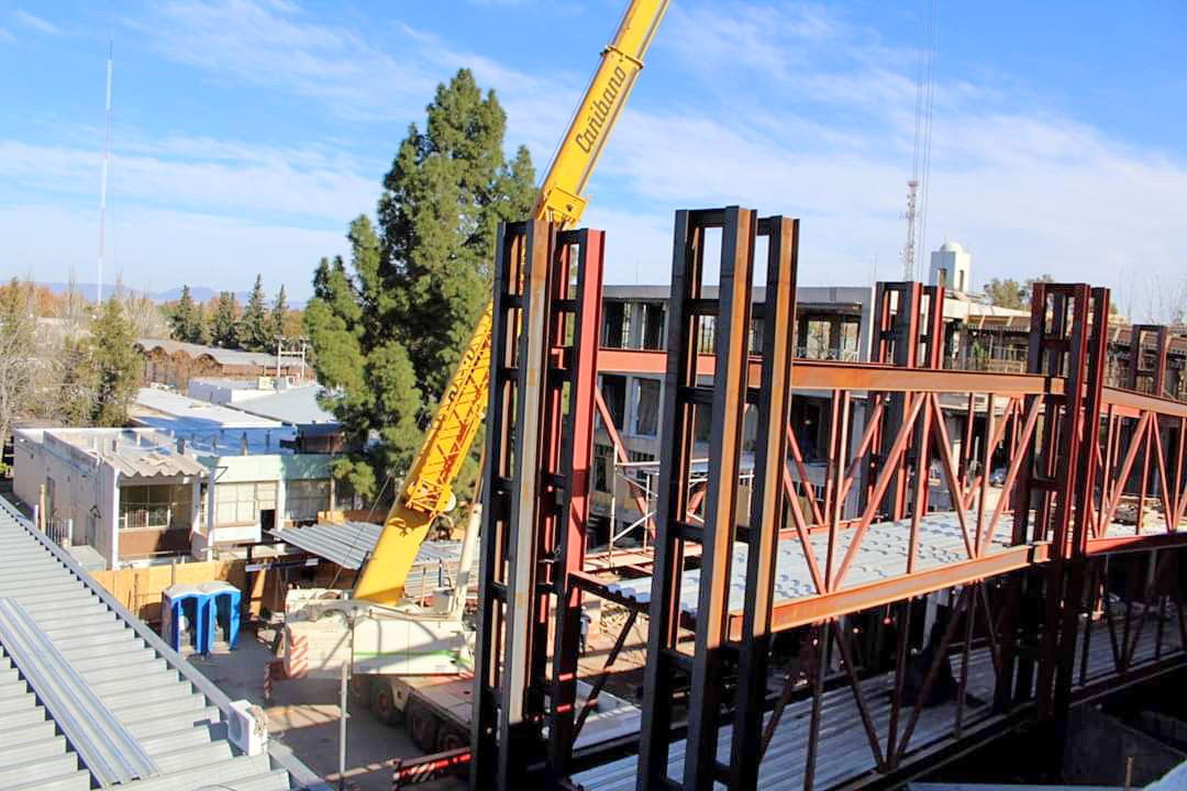 La obra del Schestakow es una de las dos que no  fueron paralizadas en la provincia por la cuarentena