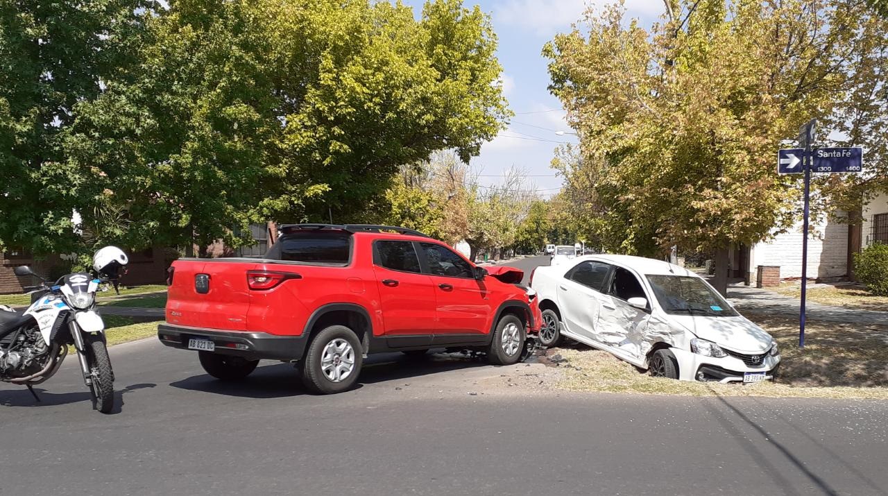 Impactante accidente  se produjo en Lisandro  de la Torre y Santa Fe