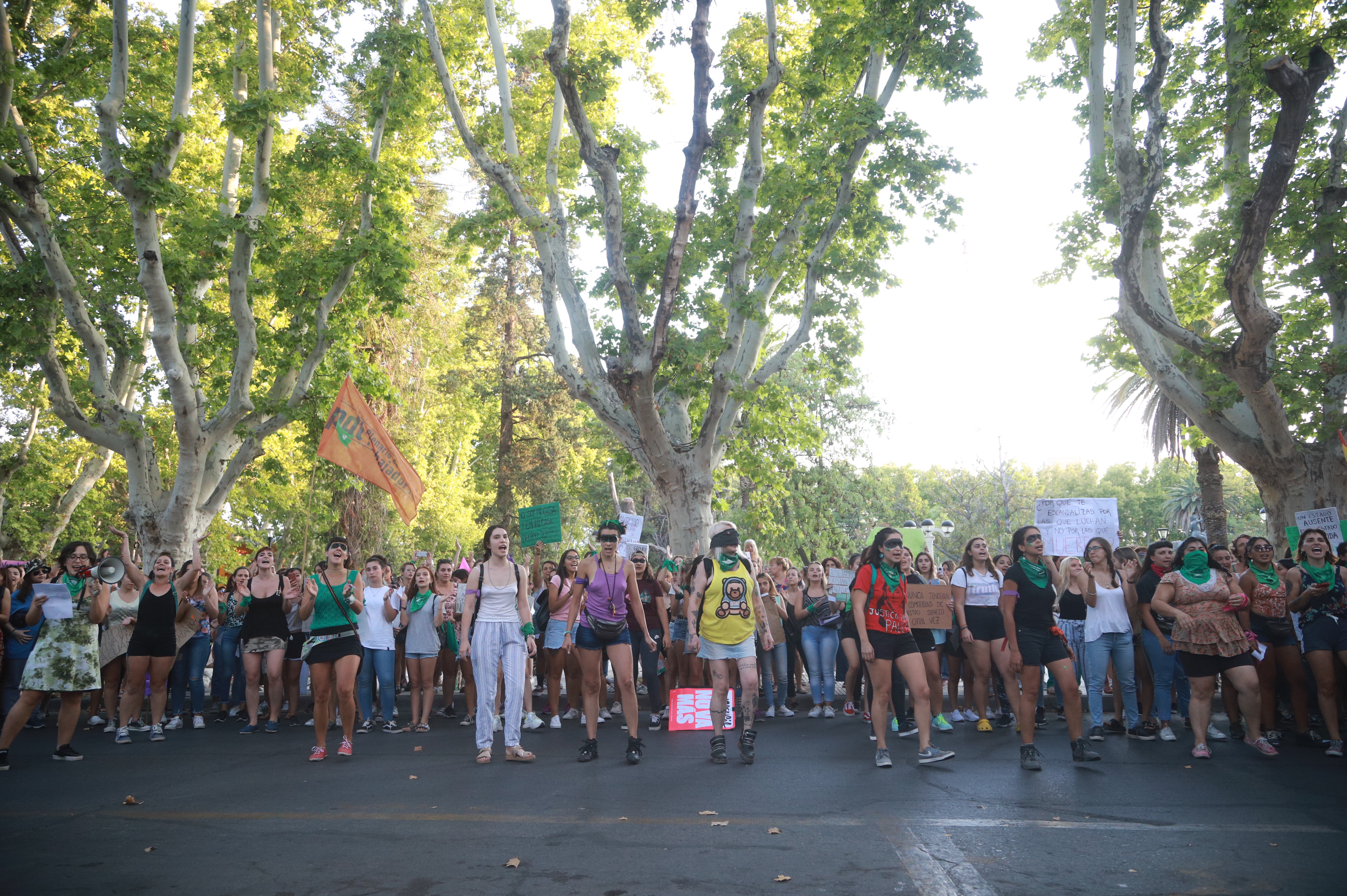 Marcha por el Día de la Mujer y agresiones a la Iglesia