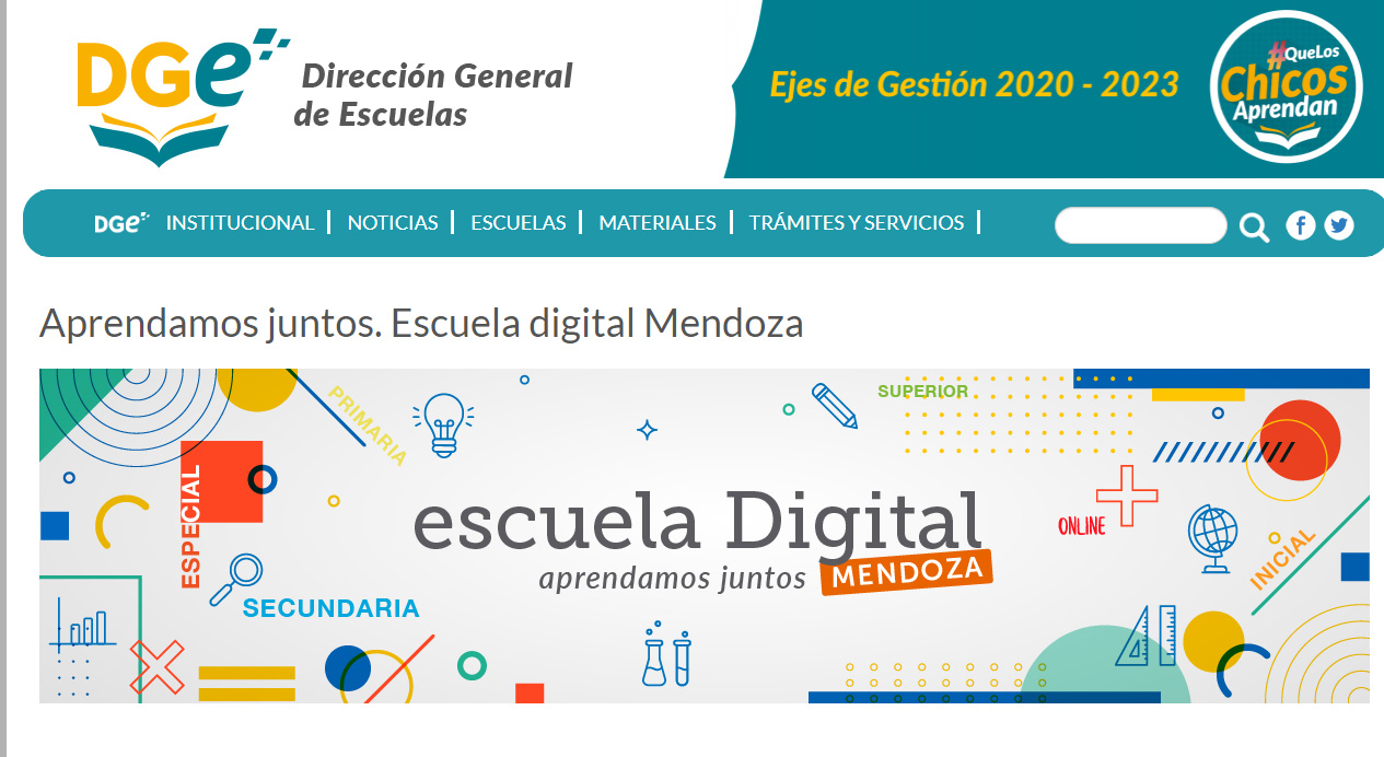 Los alumnos ya trabajan desde sus casas en el Portal Educativo