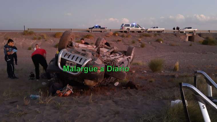 Malargüe: dos muertos en la ruta 40