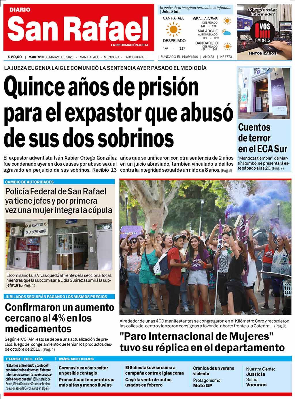 Las principales noticias de la semana