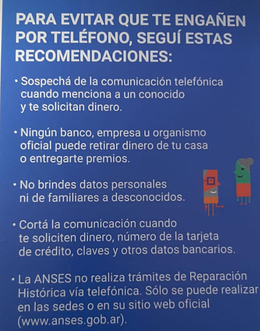 La Policía reiteró  recomendaciones para  evitar estafas telefónicas