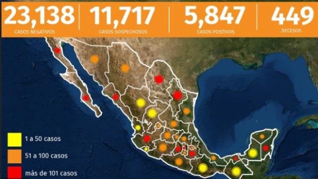 El gobierno de México evalúa extender el distanciamiento social hasta el 30 de mayo