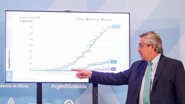 Alberto Fernández: «Sabemos que habrá muchas pérdidas económicas»