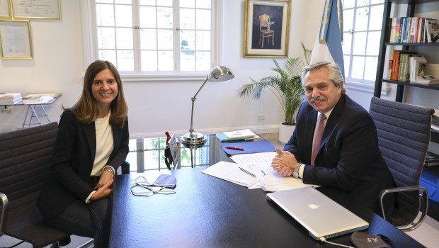 El Presidente designó a la camporista María Fernanda Raverta al frente de la Anses