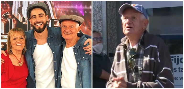 Encontraron al abuelo de Nico Occhiato haciendo una larga cola para cobrar su jubilación