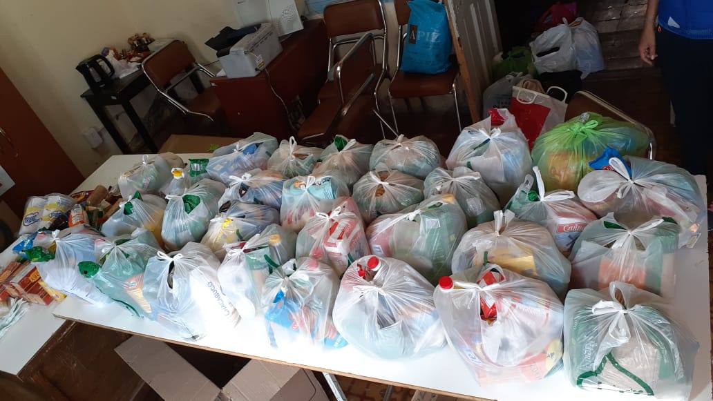 ASBRI donó bolsones de mercadería para los que más lo necesitan