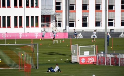 Coronavirus: el Bayern Múnich volvió a los entrenamientos, divididos en pequeños grupos