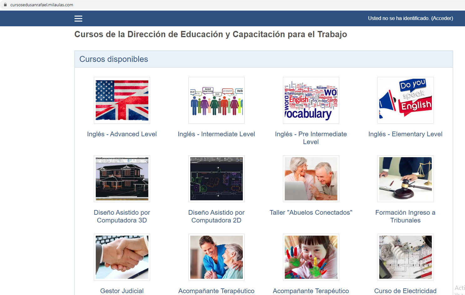 Lanzan una plataforma virtual para  realizar los cursos del área de Educación