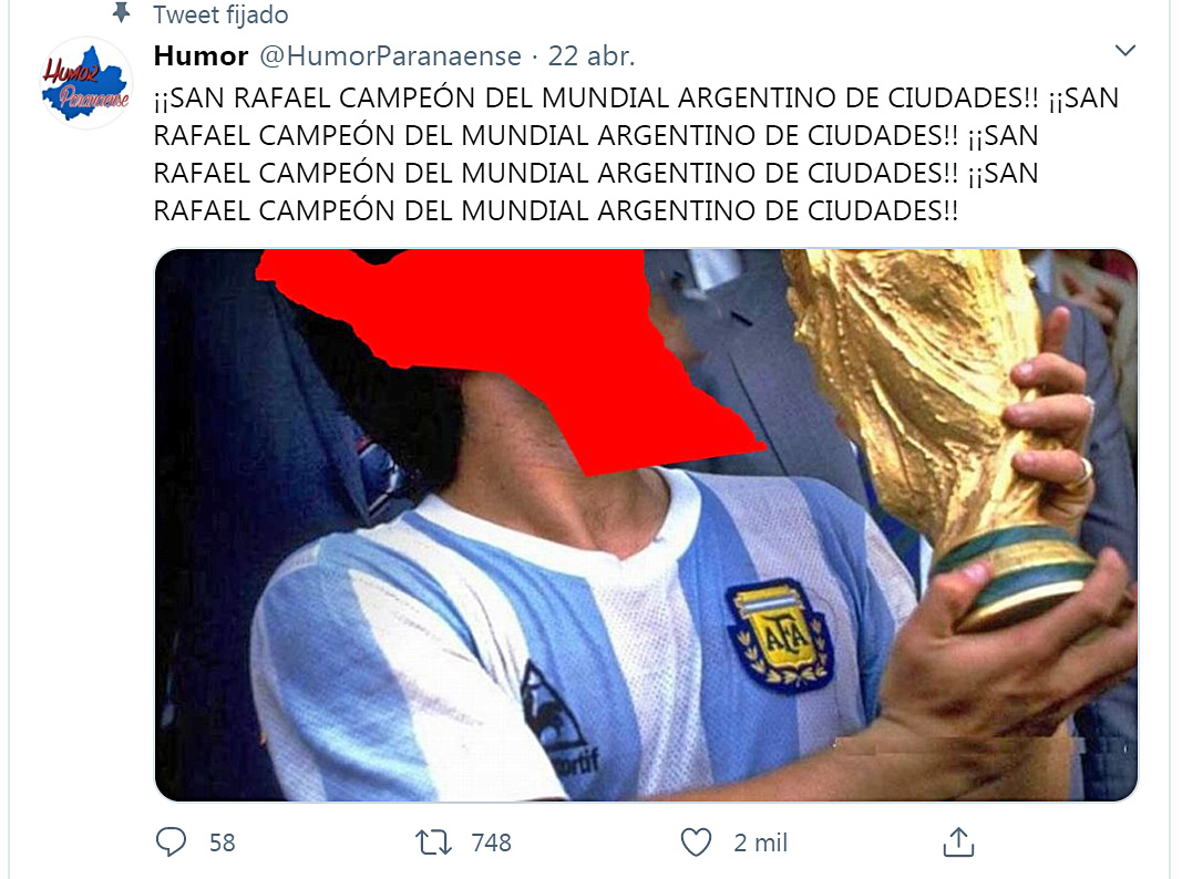 Mundial de ciudades argentinas en Twitter: “Hubo muchísima  calidez de los sanrafaelinos”