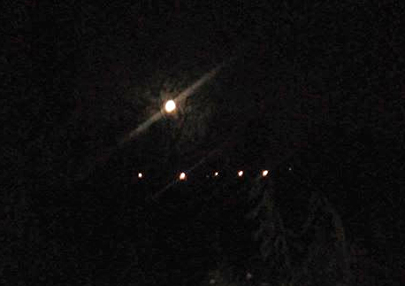 El “tren de satélites” también deslumbró a los sanrafaelinos