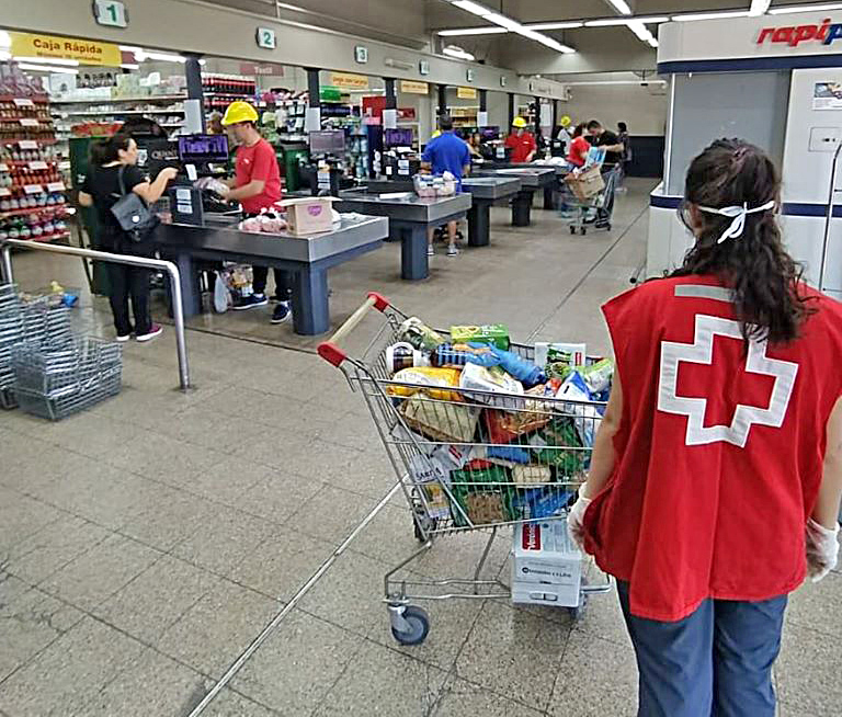 Pandemia: la Cruz Roja  sigue trabajando arduamente