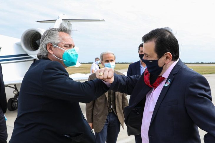 El Presidente visitó Santiago del Estero en su primer recorrido por el interior del país desde el aislamiento social