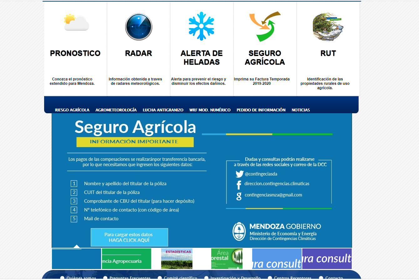Comenzó la segunda etapa  de pagos del Seguro Agrícola