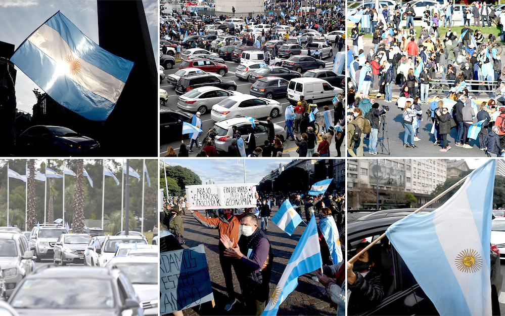 Bocinazo “en defensa de la  propiedad privada”: escaso acompañamiento en San Rafael