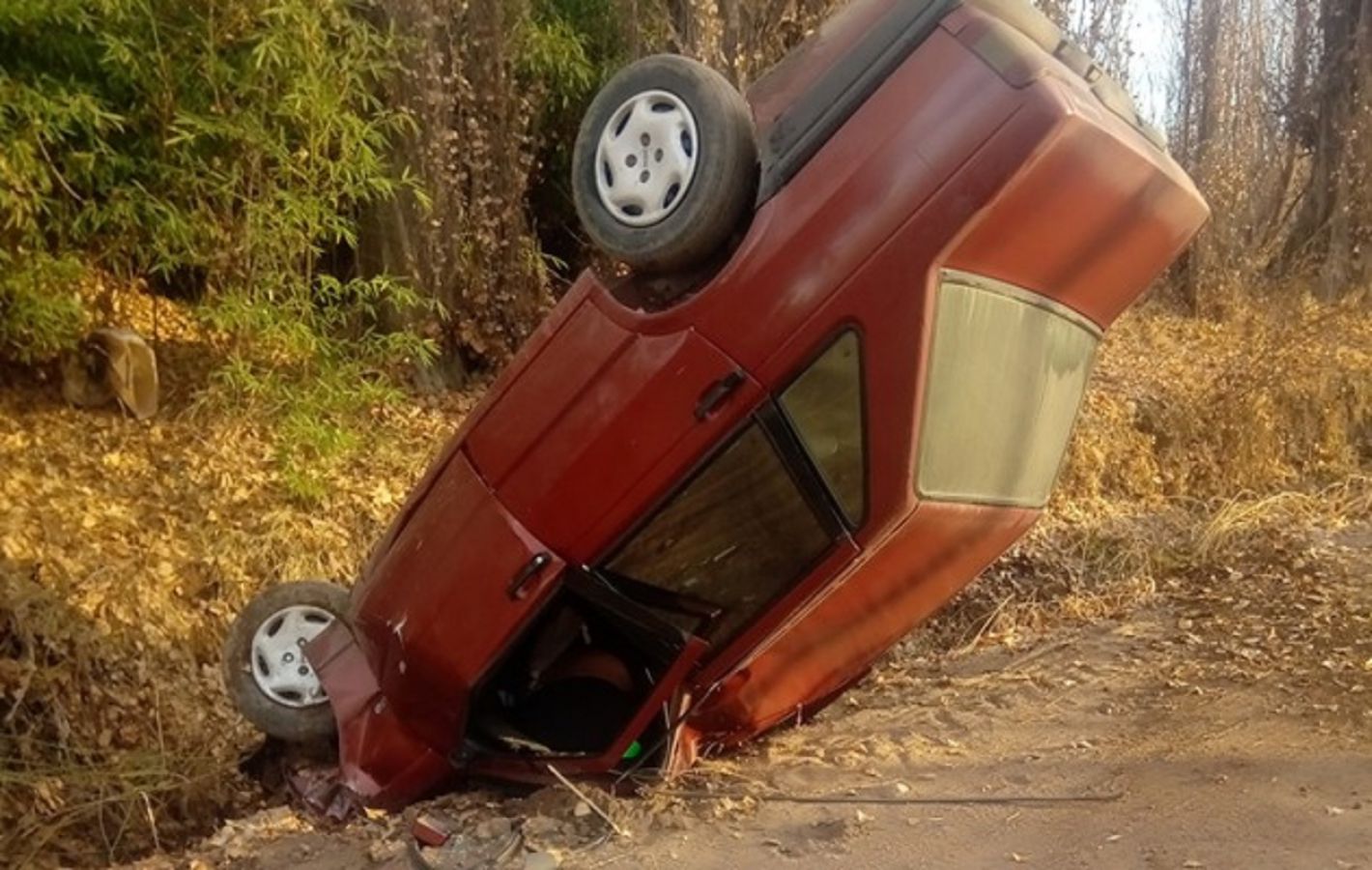 Una mujer murió en un choque en San Carlos