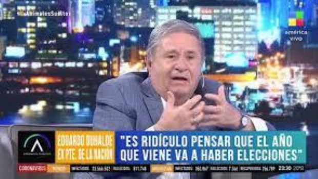 Duhalde pronosticó que el año próximo no habrá elecciones