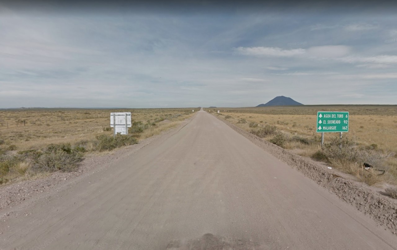 La traza de la vieja Ruta 101:  el “filtro” por donde pueden ingresar los vehículos desde Mendoza