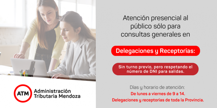 ATM atiende consultas de manera presencial en Ventanilla Única con turno previo