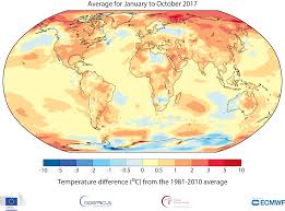 La Organización  Meteorológica Mundial dio la tendencia climática de los próximo 5 años
