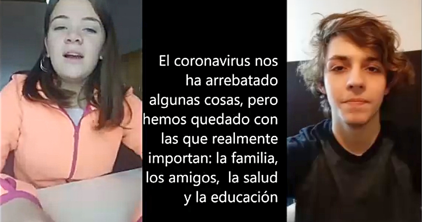 Alumnos del  Colegio del Carmen realizaron un video  en agradecimiento  al trabajo docente