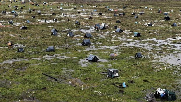 Postergaron el desalojo en Guernica