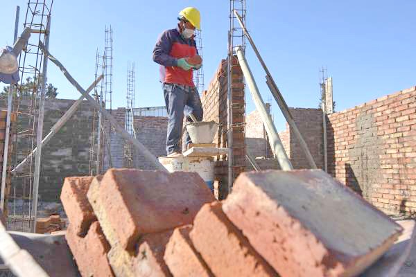 A diferencia del país, en la provincia  hubo un boom en la construcción privada