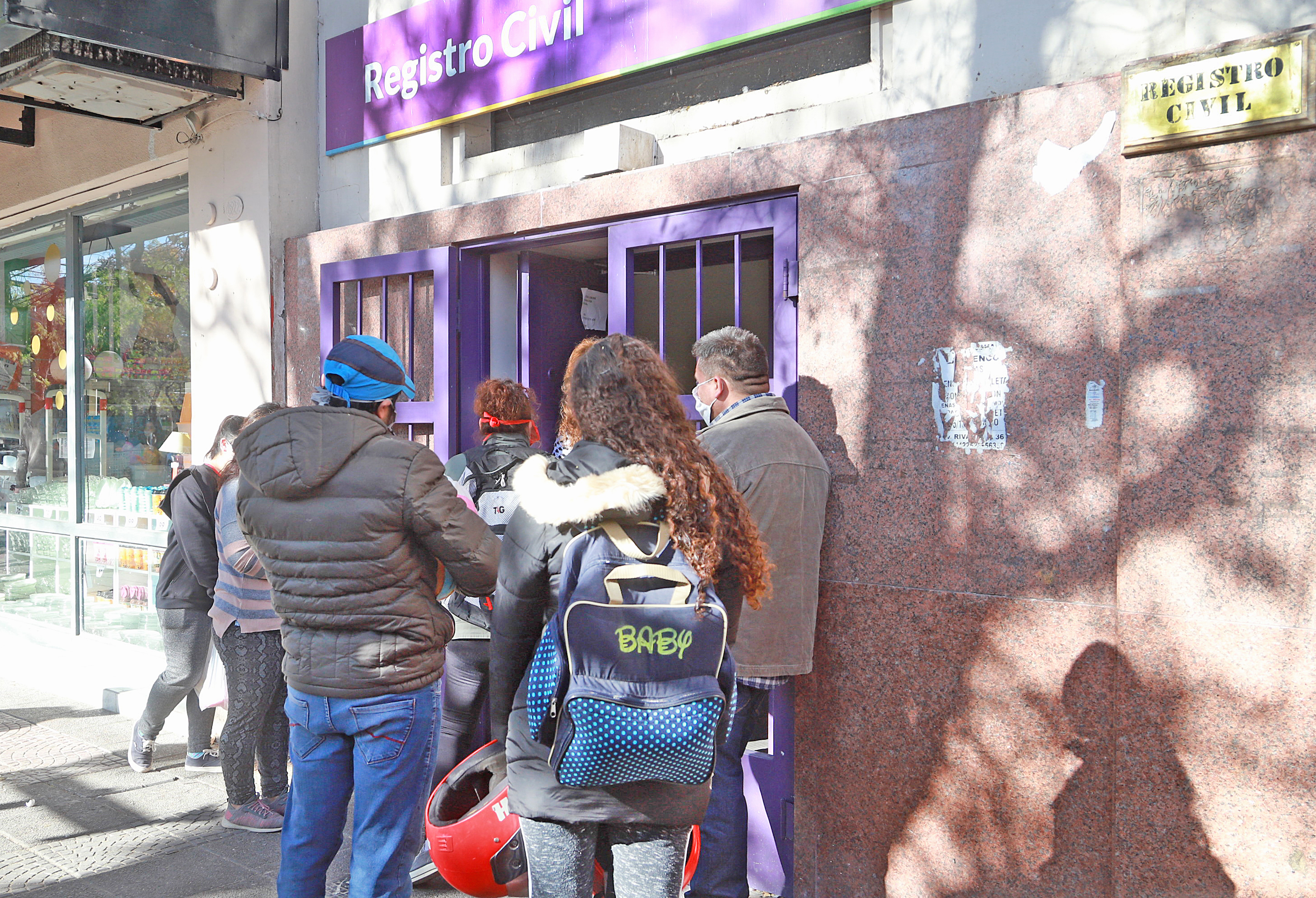 El Registro Civil local  funciona con restricciones  y el 30% de su personal