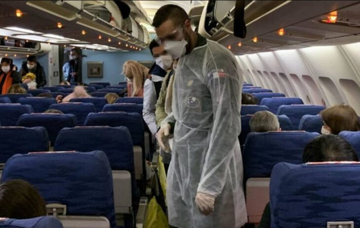 Las aerolíneas aseguran que la posibilidad de contraer Covid-19 en los vuelos es menos del 1%