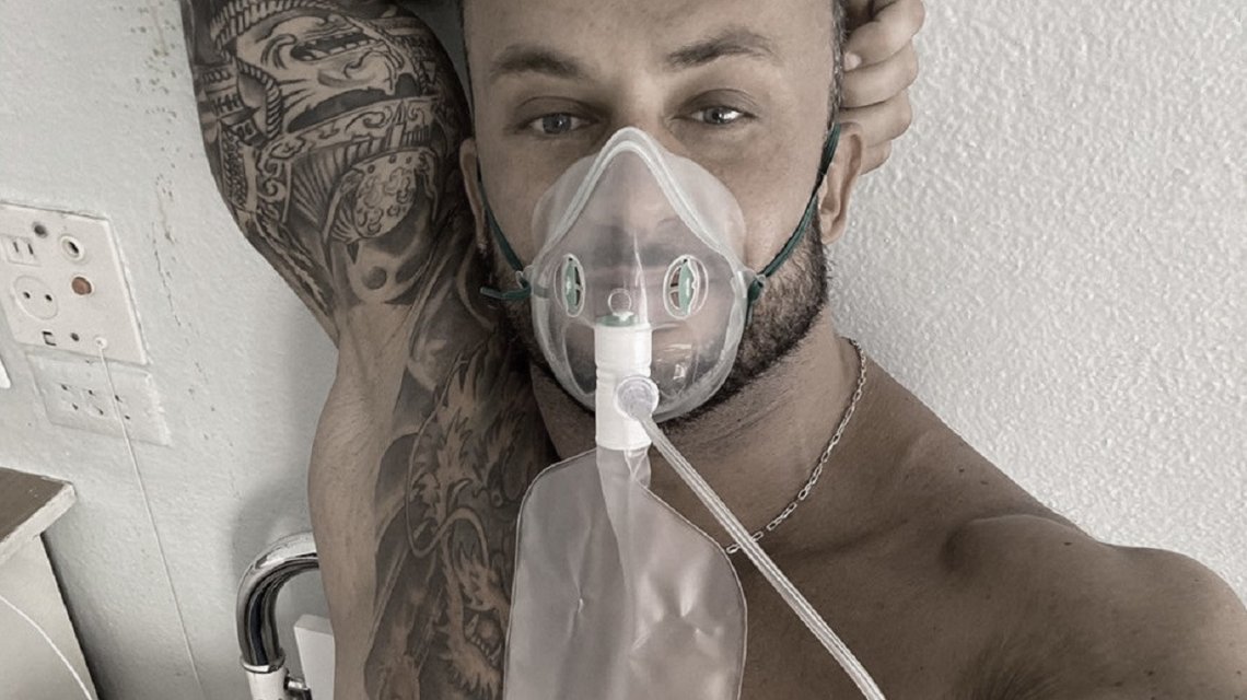 Ucrania: murió de Covid -19 un influencer de fitness que negaba la existencia del Covid-19