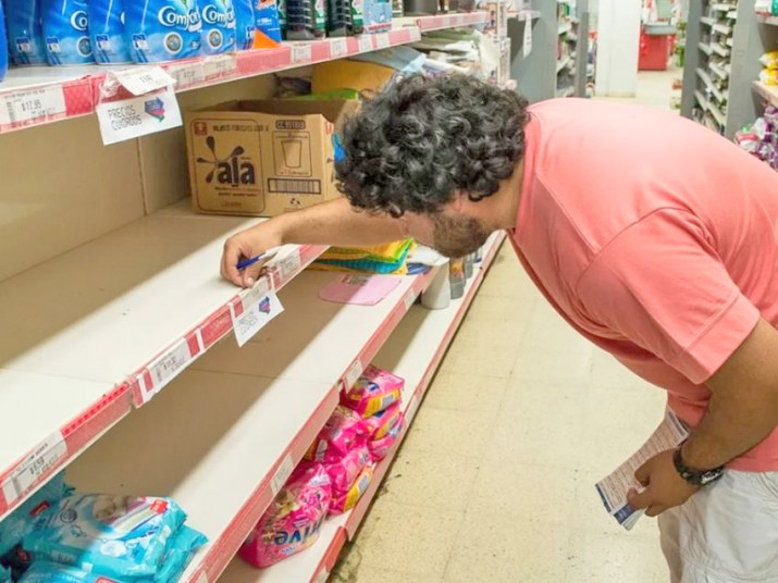Desabastecimiento: “Está  íntimamente relacionado a lo que sucede con el dólar paralelo”