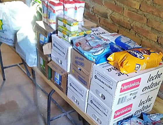 Desde Godoy Cruz llegaron  donaciones para un merendero de Villa Atuel