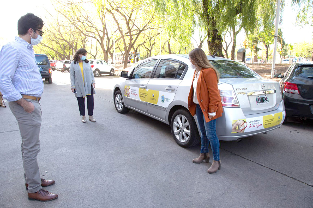 Se incorporaron movilidades para trasladar donantes  de plasma, pero solo operan en Gran Mendoza