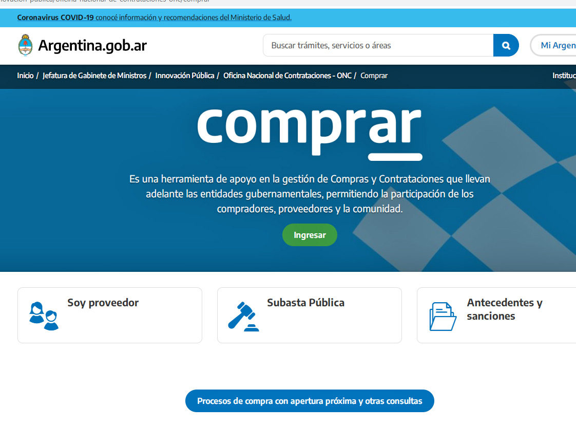 Capacitarán a la  ciudadanía sobre el sistema COMPR.AR